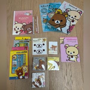 Rilakkuma & Korilakkuma Stationery Set with Folders and Pencils
